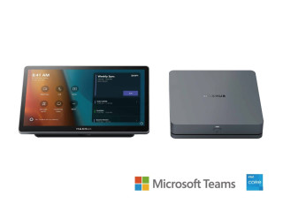 MAXHUB XCore Kit Pro for Microsoft Teams Rooms, includes one XC25T Mini-PC and one TCP30T Touch Control Panel